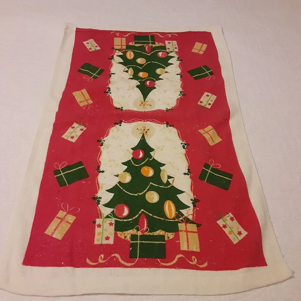 Christmas Towel Collection 4pc Vintage & Modern